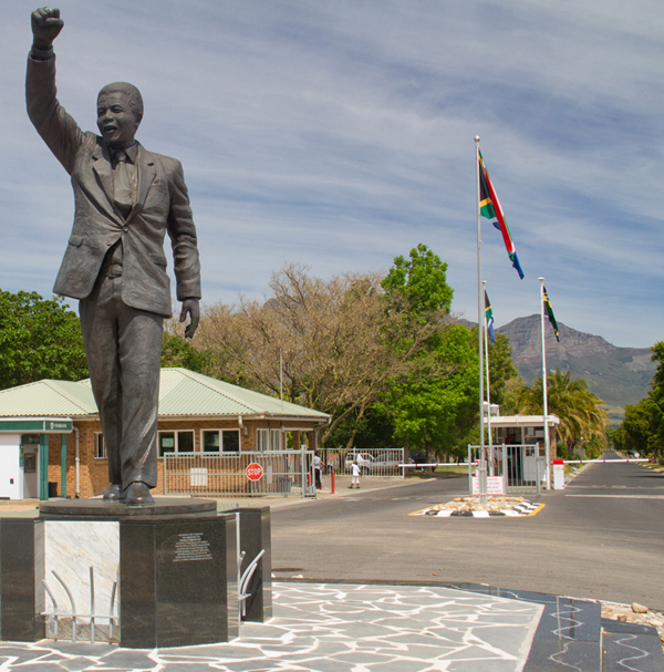 Mandela Monument outside Prison